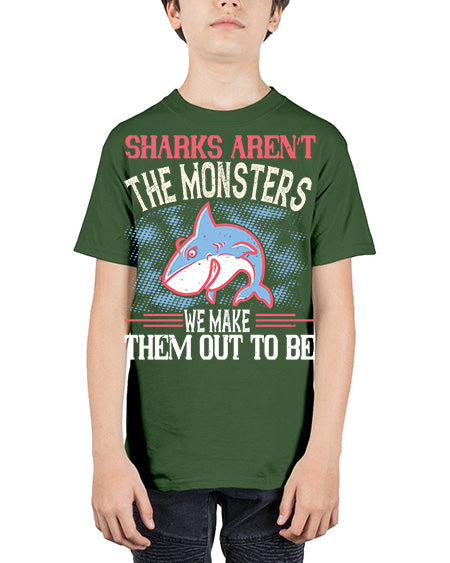 Sharks aren’t the monsters we make them out to be Style 24# - shark-fish - Youth Tee Unisex