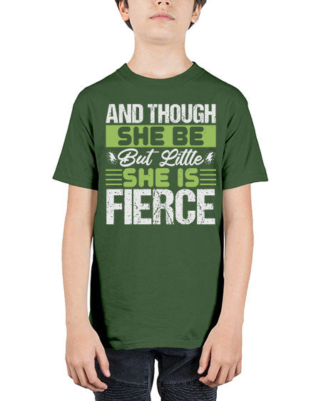 She is little but fierce Style 203# - baby - Youth Tee Unisex