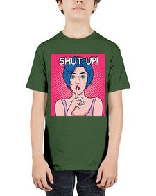 Shut Up 1044# - art pop art - Youth Tee Unisex