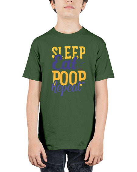 Sleep Eat Poop Repeat Style 206# - baby - Youth Tee Unisex