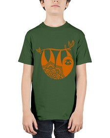 SlothMandala 1076# - mandala - Youth Tee Unisex