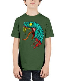 Snake 227# - cartoon animals - Youth Tee Unisex