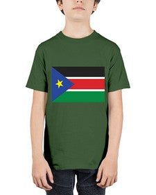 South Sudan 1873# - world flags - Youth Tee Unisex