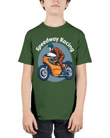 Speedway racing 64# - motorcycle - Youth Tee Unisex