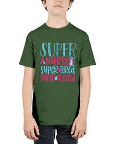 Super Nurse Super Tired Style 1434# - nurse - Youth Tee Unisex