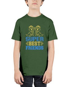 Super best friends 237# - cartoon super hero - Youth Tee Unisex