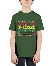 Take The Shackles Off My Feet Juneteenth 34# - black juneteenth - Youth Tee Unisex