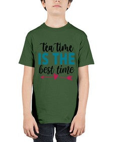 Tea Time Is The Best Time 1614# - tea - Youth Tee Unisex