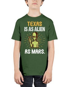 Texas is as alien as mars 39# - ufo - Youth Tee Unisex