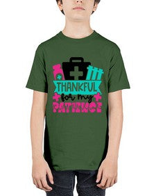 Thankful For My Patience Style Style 1492# - nurse - Youth Tee Unisex