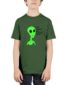 Thanks for beliving in me alien 5# - ufo - Youth Tee Unisex