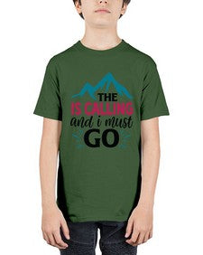 The Is Calling And I Must Go 1620# - tea - Youth Tee Unisex