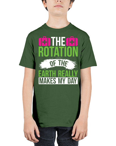 The Rotation Of The Earth Really Makes My Day 7# - nature - Youth Tee Unisex