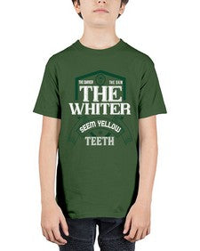The darker the skin the whiter seem yellow teeth Style 417# - dentist - Youth Tee Unisex