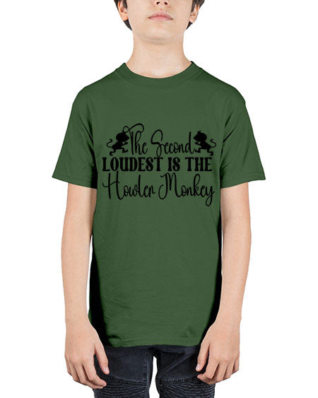 The second loudest is the  - monkey - Youth Tee Unisex
