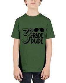 Third Grade Dude 957# - third grade - Youth Tee Unisex