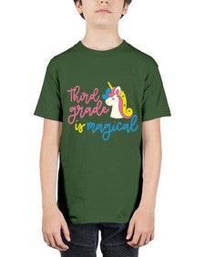 Third Grade Is Magical 963# - third grade - Youth Tee Unisex