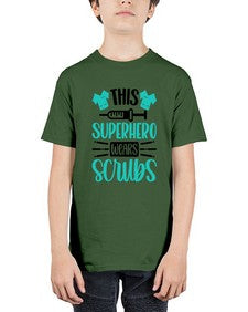This Superhero Wears Style Style 1566# - nurse - Youth Tee Unisex