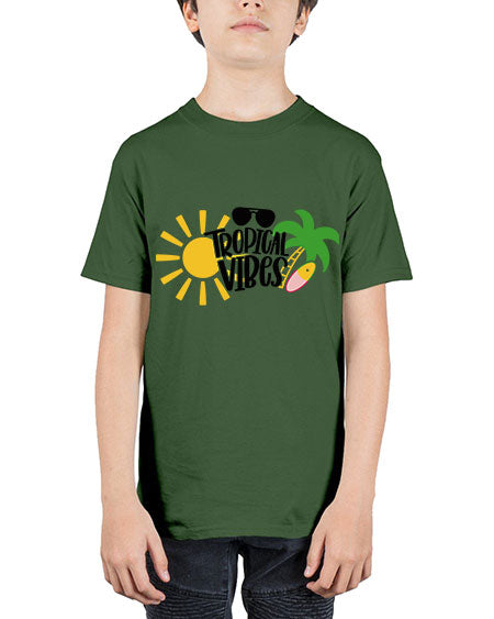 Tropical Vibes Style 9# - summer - Youth Tee Unisex