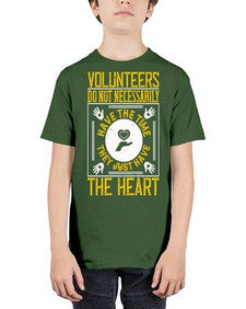 Volunteers do not necessarily have the time they just have the heart Style 13# - volunteer - Youth Tee Unisex