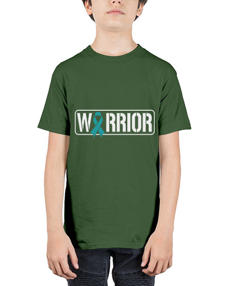 Warrior PTSD Awareness Teal Military 2# - PTSD - Youth Tee Unisex
