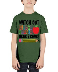 Watch Out Kindergarten 990# - kindergarten - Youth Tee Unisex