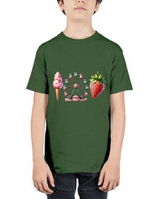 Watercolor Strawberry Fair 1693# - strawberry - Youth Tee Unisex