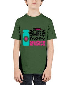 Wife Mom Nurse Style Style 1642# - nurse - Youth Tee Unisex