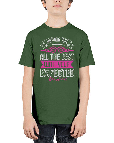 Wishing you all the best on your new arrival Style 240# - baby shower - Youth Tee Unisex