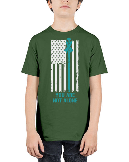 You Are Not Alone PTSD 1# - PTSD - Youth Tee Unisex