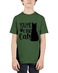 You Me The Cat Style 110# - cats - Youth Tee Unisex