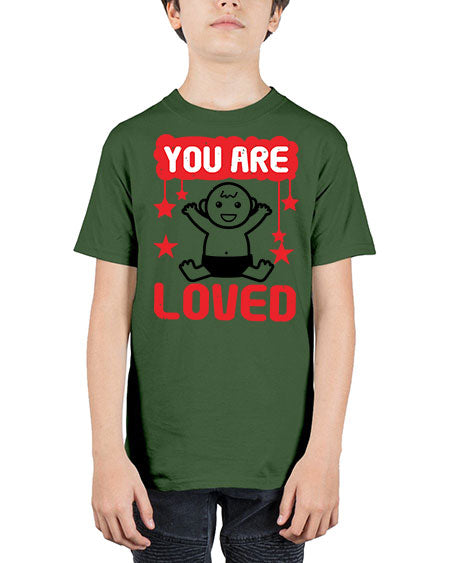 You are loved Style 241# - baby shower - Youth Tee Unisex