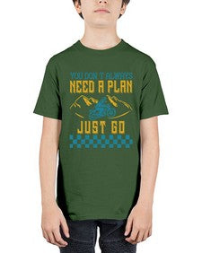 You dont always need a plan just go 82# - motorcycle - Youth Tee Unisex