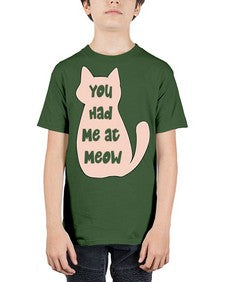 You had Me at Meow - cats - Youth Tee Unisex