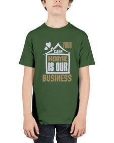Your clean home is our Business Style 491# - cleaner - Youth Tee Unisex