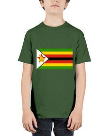 Zimbabwe 2161# - world flags - Youth Tee Unisex