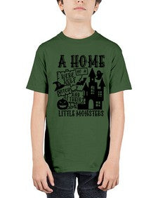 a home of a were wolf witch and their little monsters 53# - witch - Youth Tee Unisex