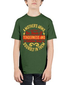 a mothers arms are made of tenderness and children sleep soundly in them 28# - parents day - Youth Tee Unisex