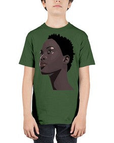 african woman portrait 88# - black girls or women - Youth Tee Unisex