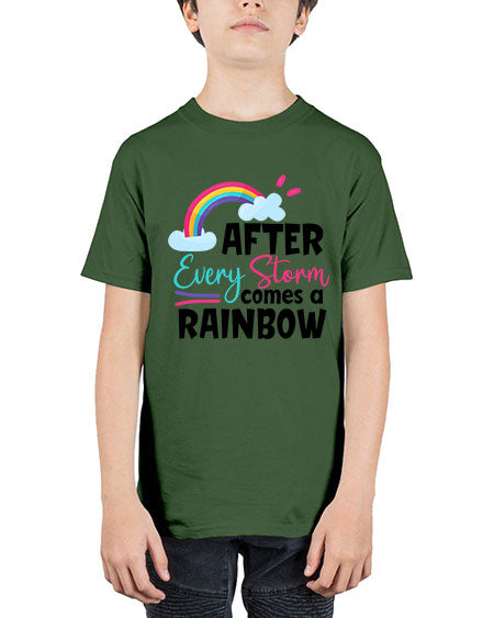 after every storm comes a rainbow Style 16# - baby - Youth Tee Unisex