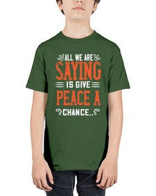 all we are saying 18# - vegan - Youth Tee Unisex
