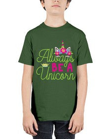 always be a unicorn 7# - unicorn - Youth Tee Unisex