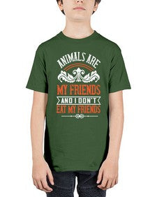 animals are my friends and i dont eat my friends 24# - vegan - Youth Tee Unisex