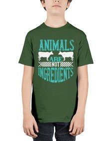 animals are not ingredients 562# - vegan - Youth Tee Unisex