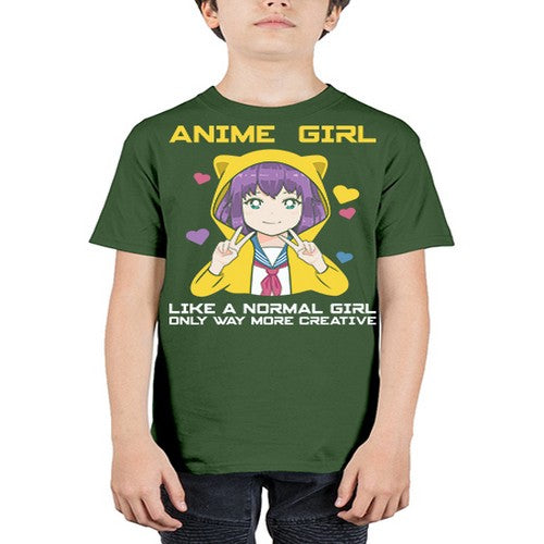 anime girl like a normal girl209# - anime - Youth Tee Unisex