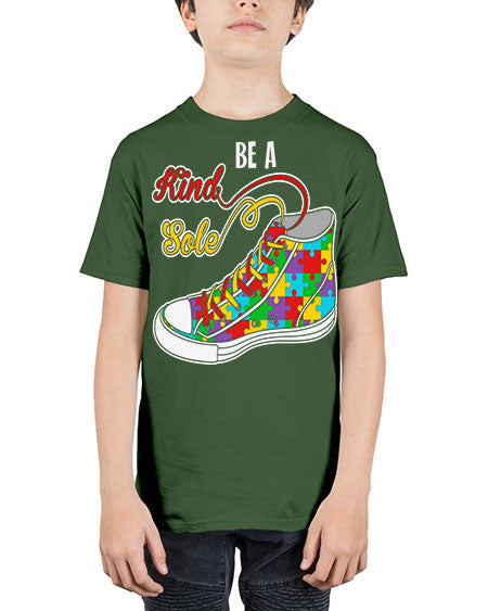 be a kind sole autism 59# - autism - Youth Tee Unisex