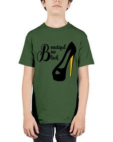 beautiful boss black Style 64# - black girls or women - Youth Tee Unisex