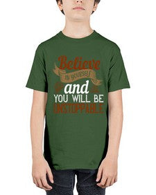 believe in yourself and you will be unstoppable 54# - cooking - Youth Tee Unisex