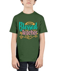 blessed teacherr 633# - teacher - Youth Tee Unisex