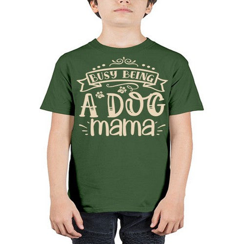 busy being a dog mama 66# - dogs - Youth Tee Unisex